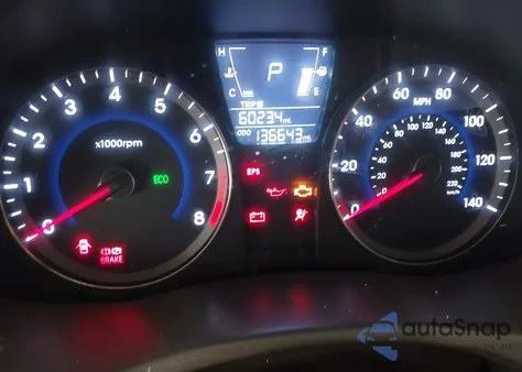 2013 Hyundai Accent Gls из США, поврежденный, VIN KMHCT4AE7DU299163